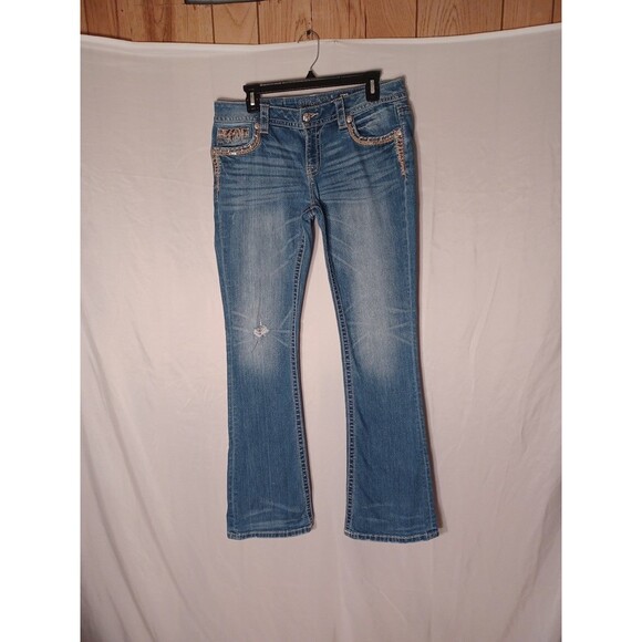MISS ME Signature boot Jeans - Picture 1 of 8